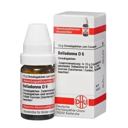 BELLADONNA D 6 globules UK