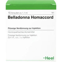 BELLADONNA HOMACCORD ampoules, sedative, to stop bronchial spasms in asthma and whooping cough UK