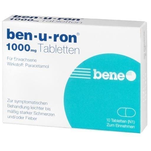 BEN-U-RON 1,000 mg Paracetamol tablets UK