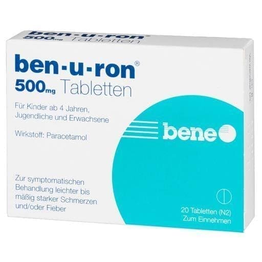 BEN-U-RON 500 mg tablets paracetamol dose children UK