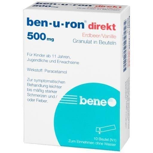 BEN-U-RON direct 500 mg granules strawberry, vanilla UK