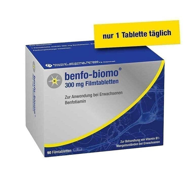 BENFO-biomo 300 mg benfotiamine, vitamin b1 deficiency UK