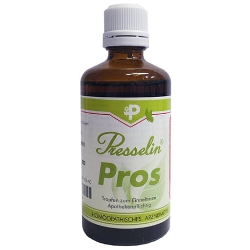 Benign prostatic hypertrophy treatment, PRESSELIN PROS drops UK