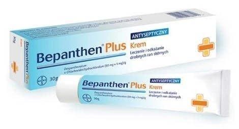 Bepanthen Plus Cream, abrasions, cuts, cracks, burns and skin irritation UK
