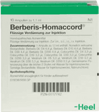 BERBERIS HOMACCORD ampoules, Heel home remedies for uti UK