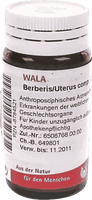 BERBERIS, UTERUS, Homeopathic medicine UK