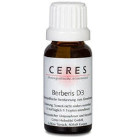 Berberis vulgaris review, Berberis D3 Dilution, CERES UK