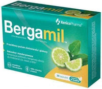 Bergamil x 30 capsules, correct cholesterol concentration UK