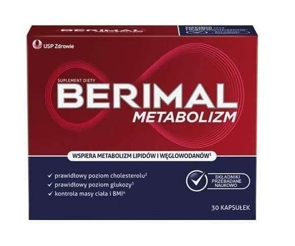 Berimal Metabolism- green tea extract, chromium UK
