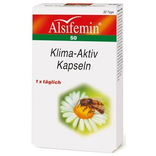Best vitamins for menopause, ALSIFEMIN 50 climate active with soya 1x1 capsules UK