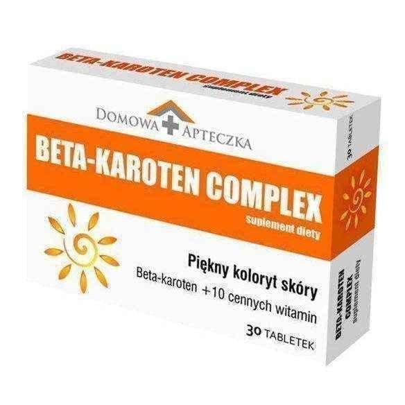 BETA-CAROTENE COMPLEX x 30 tablets, beta carotene supplements UK