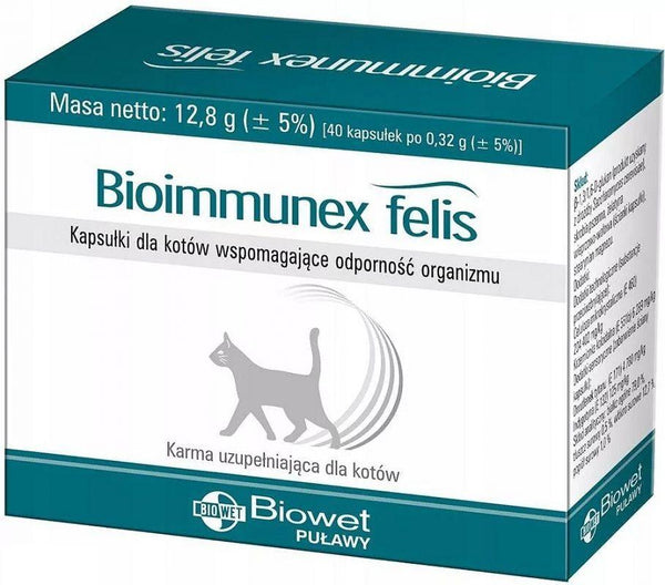 Betaglucans, treatment to increase cat's immune system, Bioimmunex Felis UK