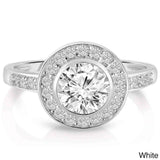 Bezel engagement ring UK