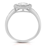 Bezel engagement ring UK