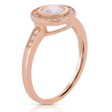 Bezel engagement ring UK