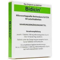 BIDICIN lozenges 50 pc Microencapsulated amino acid glycine UK