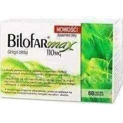 Bilofar Max x 60 capsules, improve memory, improve concentration, hearing, ginkgo biloba UK