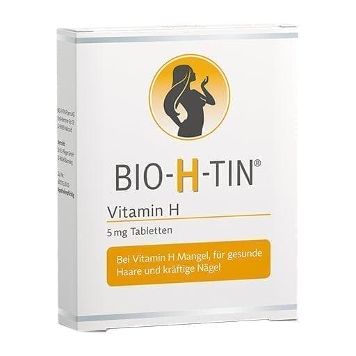 BIO-H-TIN Vitamin H 5 mg Biotin supplement UK