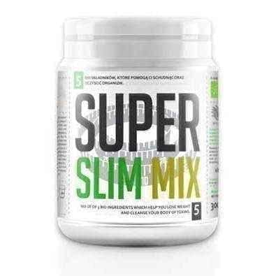 Bio Super Slim 300g, lucumy, guarana, chlorella, spirulina and protein hemp UK