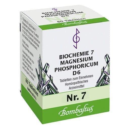 BIOCHEMISTRY 7 Magnesium phosphoricum, salt of muscles and nerves UK