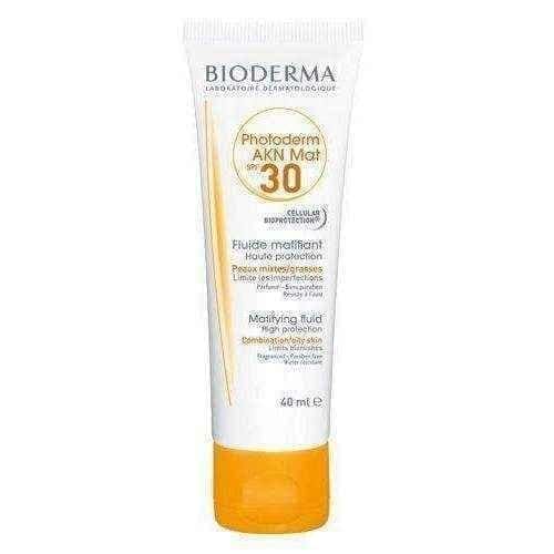 BIODERMA Photoderm AKN Mat sun mattifying cream SPF30 40ml, sun cream UK