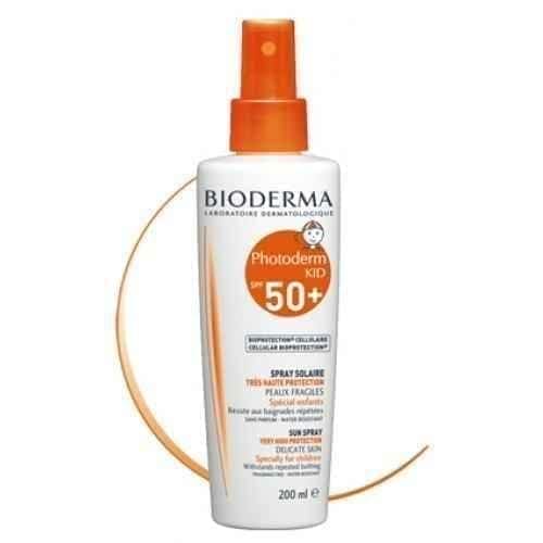 BIODERMA PHOTODERM KID - SPRAY FOR CHILDREN, FOR FACE AND BODY SPF50 + 200ml. UK