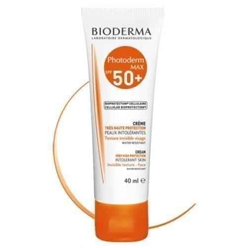 BIODERMA PHOTODERM MAX CREAM for face, colorless, maximum sun protection SPF 50+ 40 ml. UK