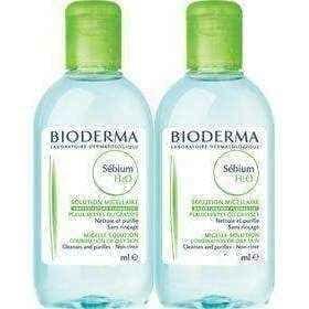 BIODERMA Sebium Antibacterial H2O micellar 500ml + 500ml Free! UK