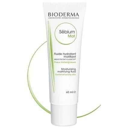 BIODERMA Sebium MAT Cream mattifying gel for oily and combination skin 40ml UK