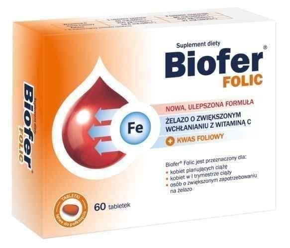 Biofer Folic, First trimester of pregnancy, iron, folic acid, and vitamin C UK