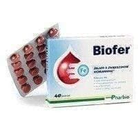 Biofer x 40 tablets iron deficiency anemia, general weakness UK