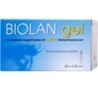 BIOLAN gel eye drops 60X0.45 ml Sodium hyaluronate UK