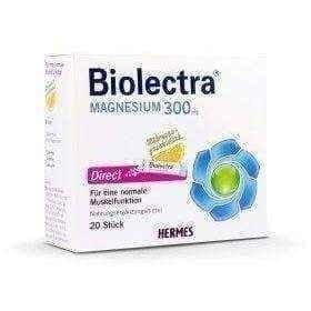 Biolectra Magnesium 300mg direct with lemon flavor micropellet x 20 pieces UK