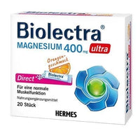 BIOLECTRA Magnesium 400 mg ultra Direct Orange 20 pc UK