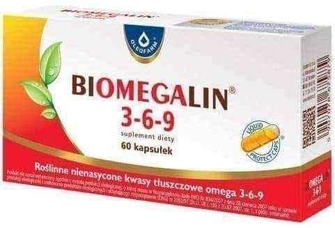 Biomegalin 3-6-9 500mg x 60 capsules UK