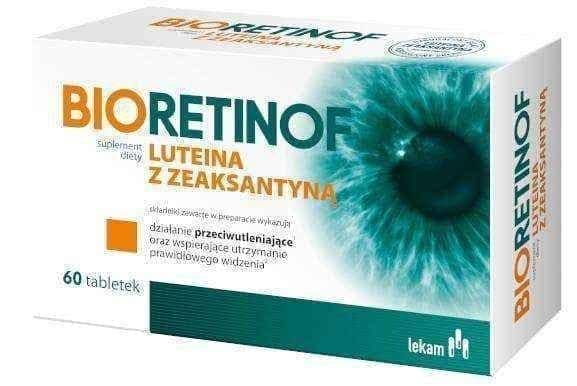 Bioretinof lutein with zeaxanthin x 60 tablets UK