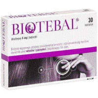 BIOTEBAL 5 mg x 30 pills, biotin supplement, biotin benefits UK