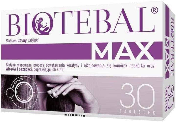 Biotebal MAX 10mg x 30 tablets UK