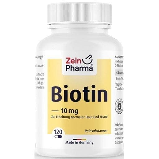 BIOTIN 10 mg capsules high dose 120 pcs UK