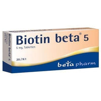 BIOTIN BETA 5 tablets 20 pc biotin for hair UK