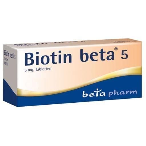 BIOTIN BETA 5 tablets 60 pc biotin for hair benefits UK