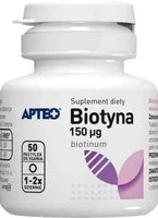 Biotin (BIOTYNA) x 50 APTEO lozenges, biotin for hair growth UK