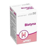 Biotin (BIOTYNA) x 50 APTEO lozenges, biotin for hair growth UK