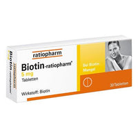 BIOTIN ratiopharm 5 mg tablets UK