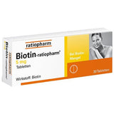 BIOTIN ratiopharm 5 mg tablets UK