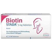 BIOTIN STADA 5 mg biotin deficiency tablets UK