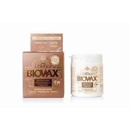 BIOVAX Intensely Regenerating Mask for hair Argan, Macadamia, Coconut 250ml UK