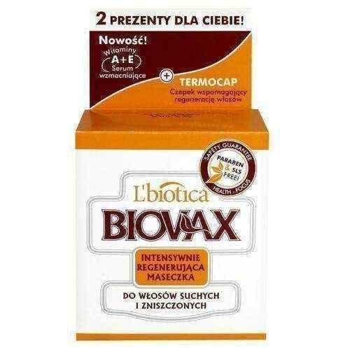 BIOVAX mask for dry and damaged hair 250ml UK