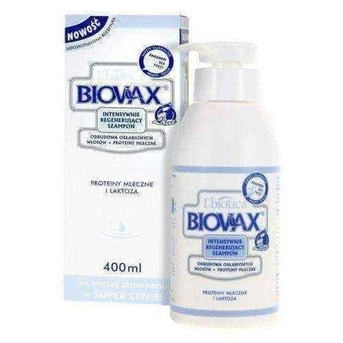 BIOVAX Shampoo hair restoration weakened Latte 400m UK