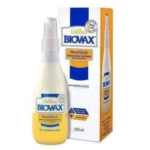 BIOVAX two-phase without rinsing conditioner for blonde hair 200ml UK